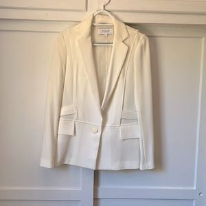 Derek Lam 10 Crosby white blazer